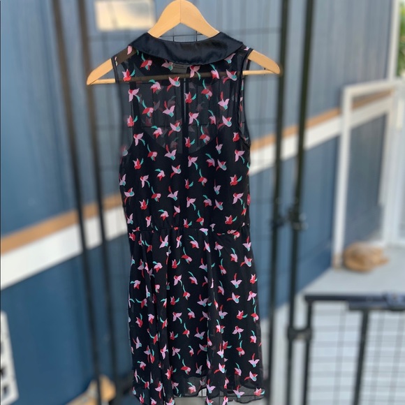 B Darlin sleeveless Hummingbird Mini Dress - Picture 2 of 6